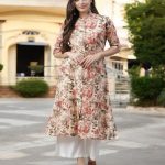 Shubhique Cotton A Line Kurta