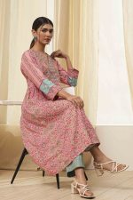 Shubhique Cotton A Line Kurta - Image 4
