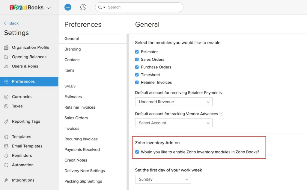 Zoho Books Setup & Management