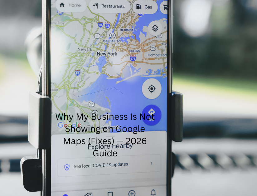 Why My Business Is Not Showing on Google Maps (Fixes) — 2026 Guide